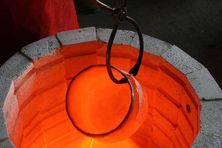 Raku firing process